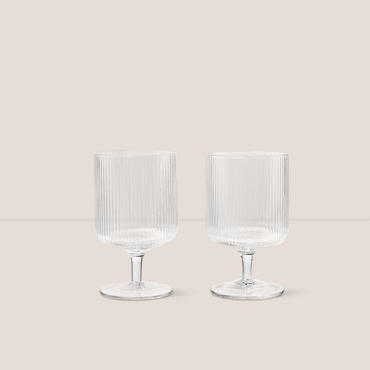 Ripple Wine Glasses, Set of 2